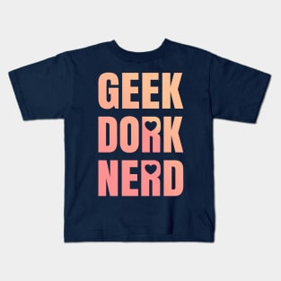 Geek Dork Nerd Kids T-Shirt